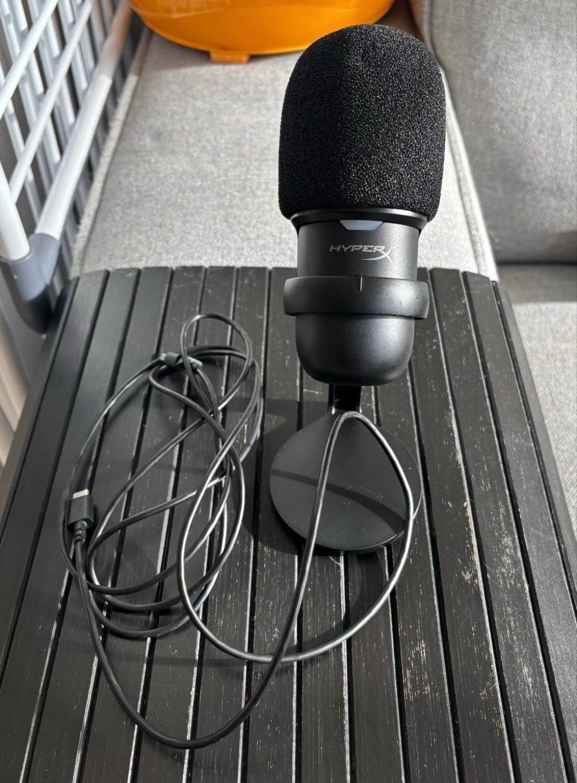 HyperX SoloCast USB Microfoon - Perfect voor Streaming/Gamin, Ophalen of Verzenden, Zo goed als nieuw, Studiomicrofoon