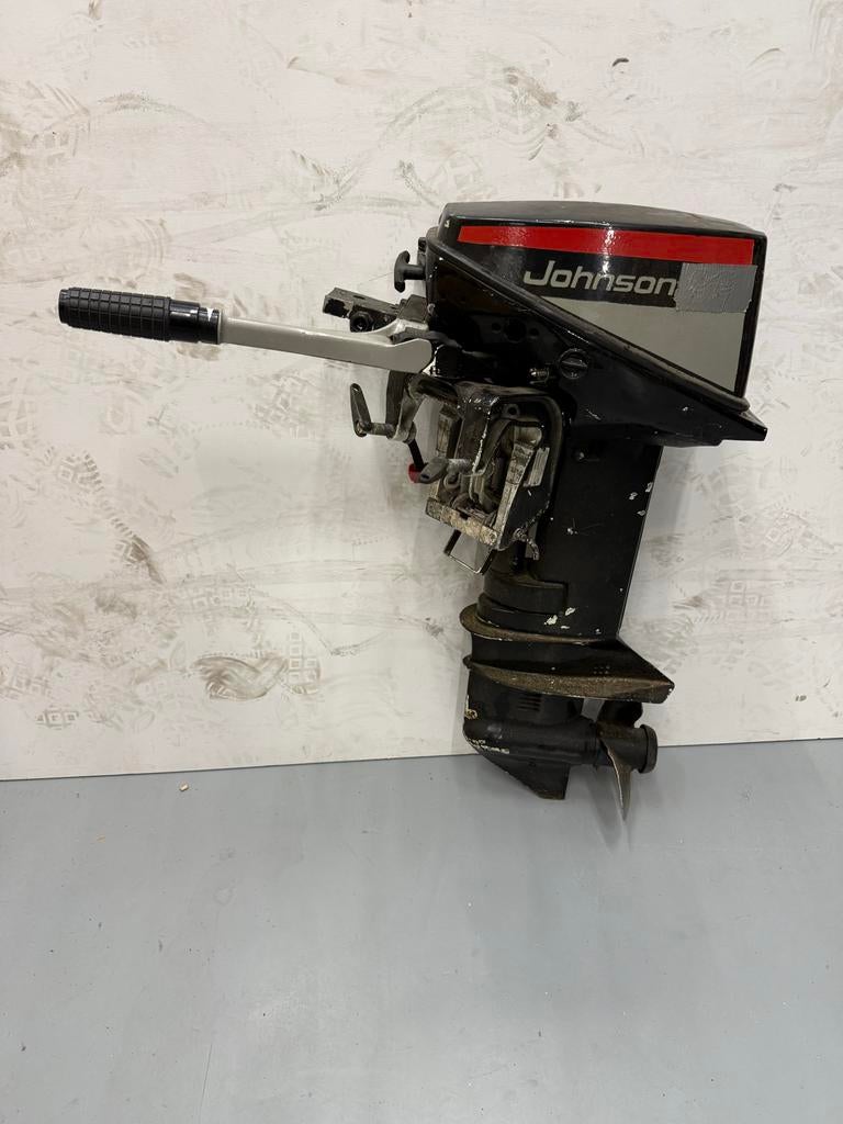 Johnson 9.9 Buitenboordmotor / elektrische start, Ophalen, Gebruikt, Motor en Techniek, Zeilboot of Motorboot