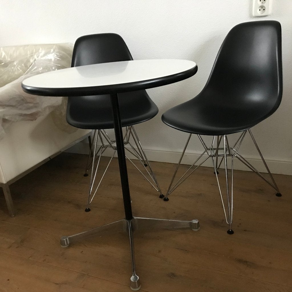 Vintage Herman Miller Eames segmented bijzettafel tafel, Ophalen, Gebruikt, Zwart, Nvt