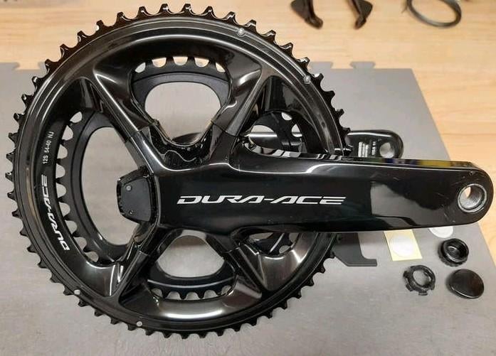 Dura-Ace FC-R9200-P powercrank L & R., Fietsen en Brommers, Fietsonderdelen, Zo goed als nieuw, Crankstel of Pedalen, Aluminium
