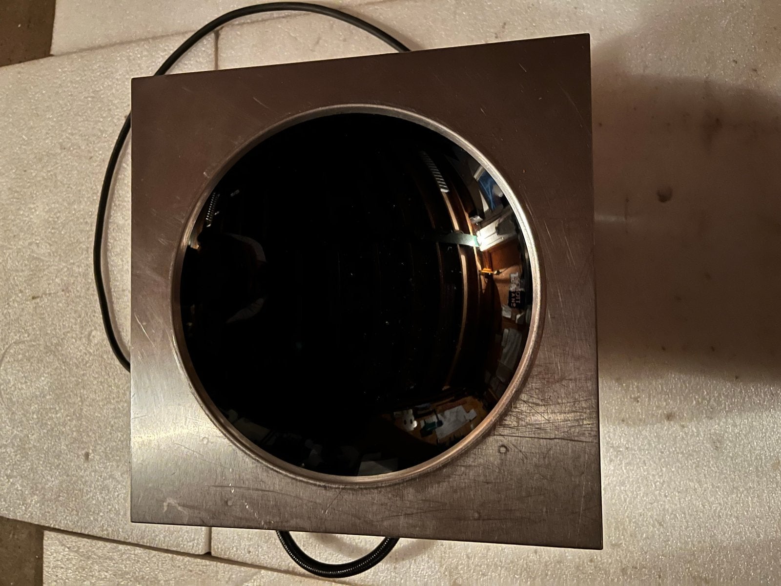 Inductie wok 5kW met RTCS en Schott Ceran, 3 kookzones of minder, Ophalen of Verzenden, Zo goed als nieuw, Inbouw