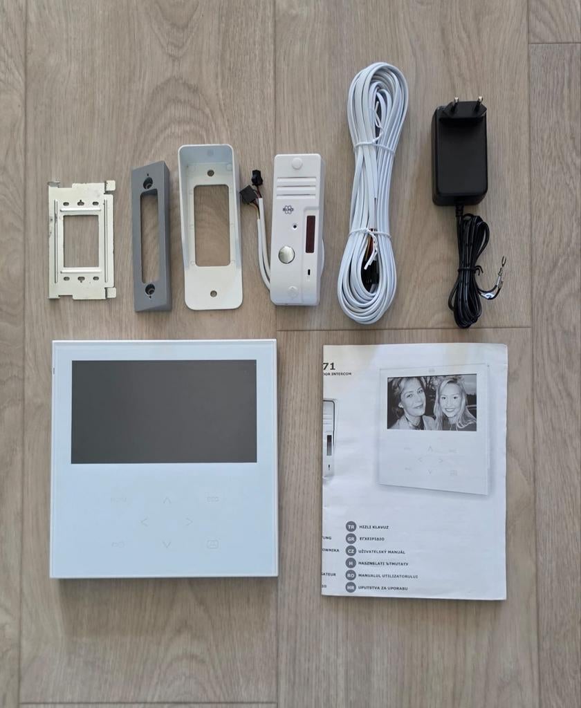 Video Intercom Deurtelefoon Systeem met Monitor, Ophalen of Verzenden, Nieuw, Compleet systeem, Raam of Deur