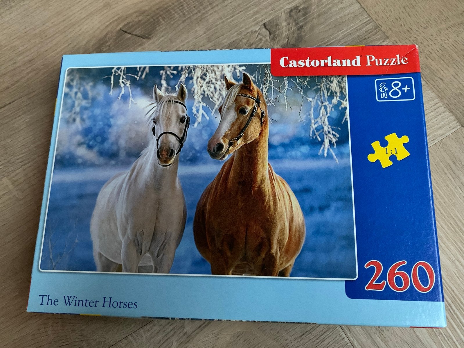 Puzzel pasrden (260 stukjes), Ophalen of Verzenden, Meer dan 50 stukjes, Gebruikt, 6 jaar of ouder