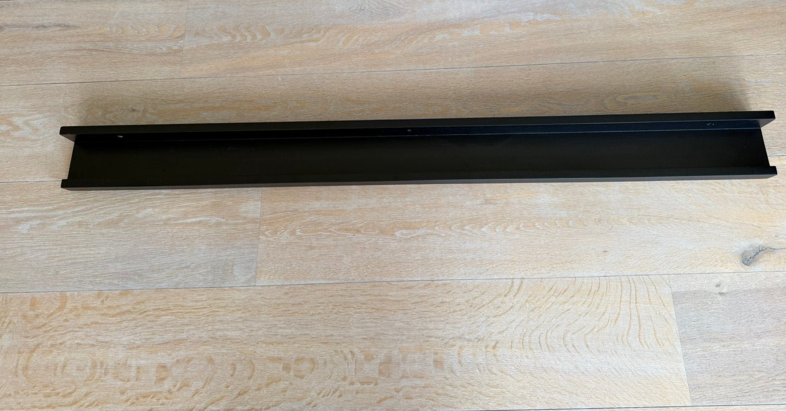 Zwart houten fotoplank/wandplank 120cm, Ophalen, Zo goed als nieuw