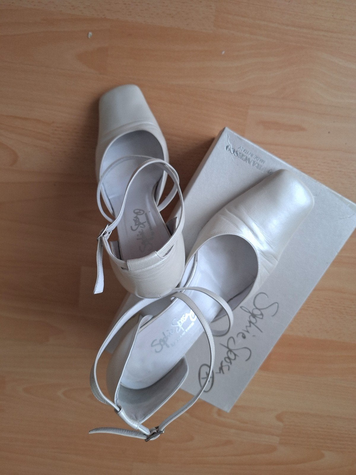 Sophie Sposa Leren Trouwschoenen Ivoor Maat 40, Kleding | Dames, Trouwkleding en Trouwaccessoires, Sophie Sposa, Wit, Schoenen