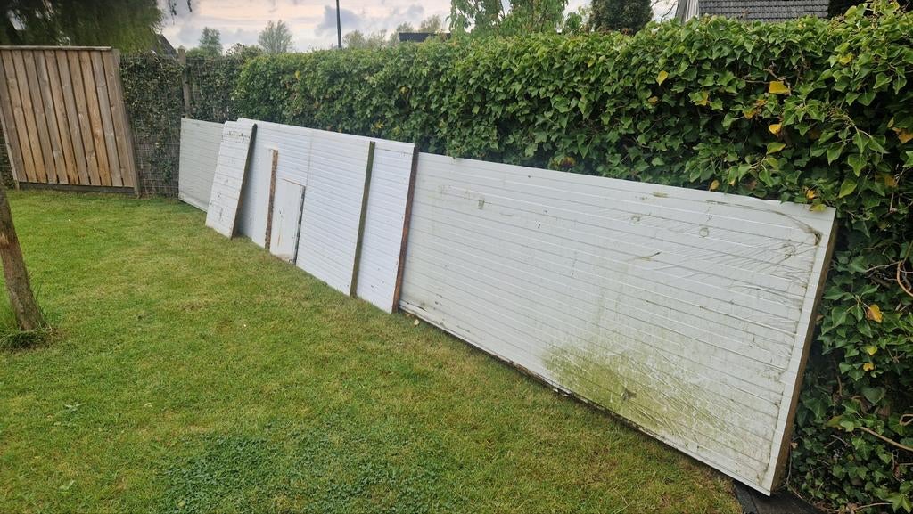 Sandwichpanelen / wandpanelen (geïsoleerd) – diverse maten, Doe-het-zelf en Verbouw, Platen en Panelen, Ophalen, Gebruikt, Overige materialen