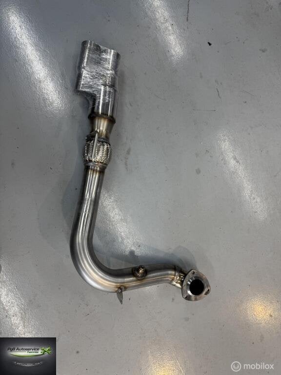 Saab 9-3 B207 RVS 3” Downpipe met Kat en verlengkabel, Nieuw, Ophalen of Verzenden, Saab, Saab