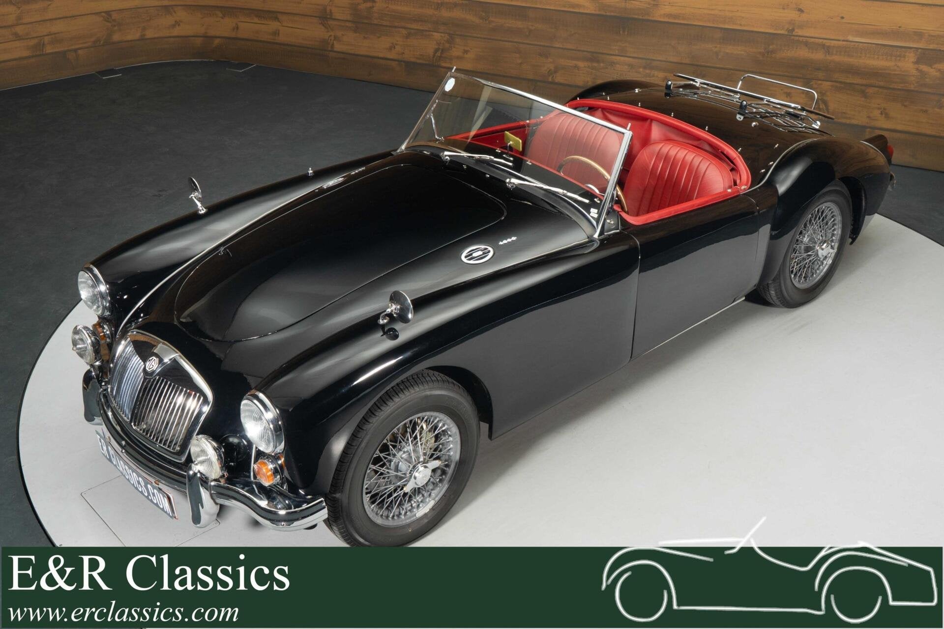 MG MGA Cabriolet | 1961, Auto's, Oldtimers, Achterwielaandrijving, Cabriolet, Zwart, Handgeschakeld