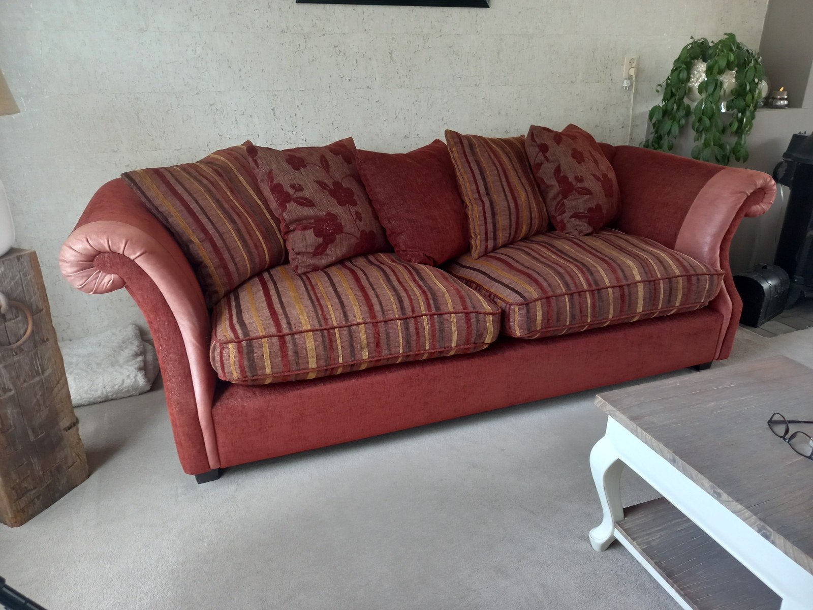 Landelijke bank, Ophalen, Gebruikt, 75 tot 100 cm, Rechte bank