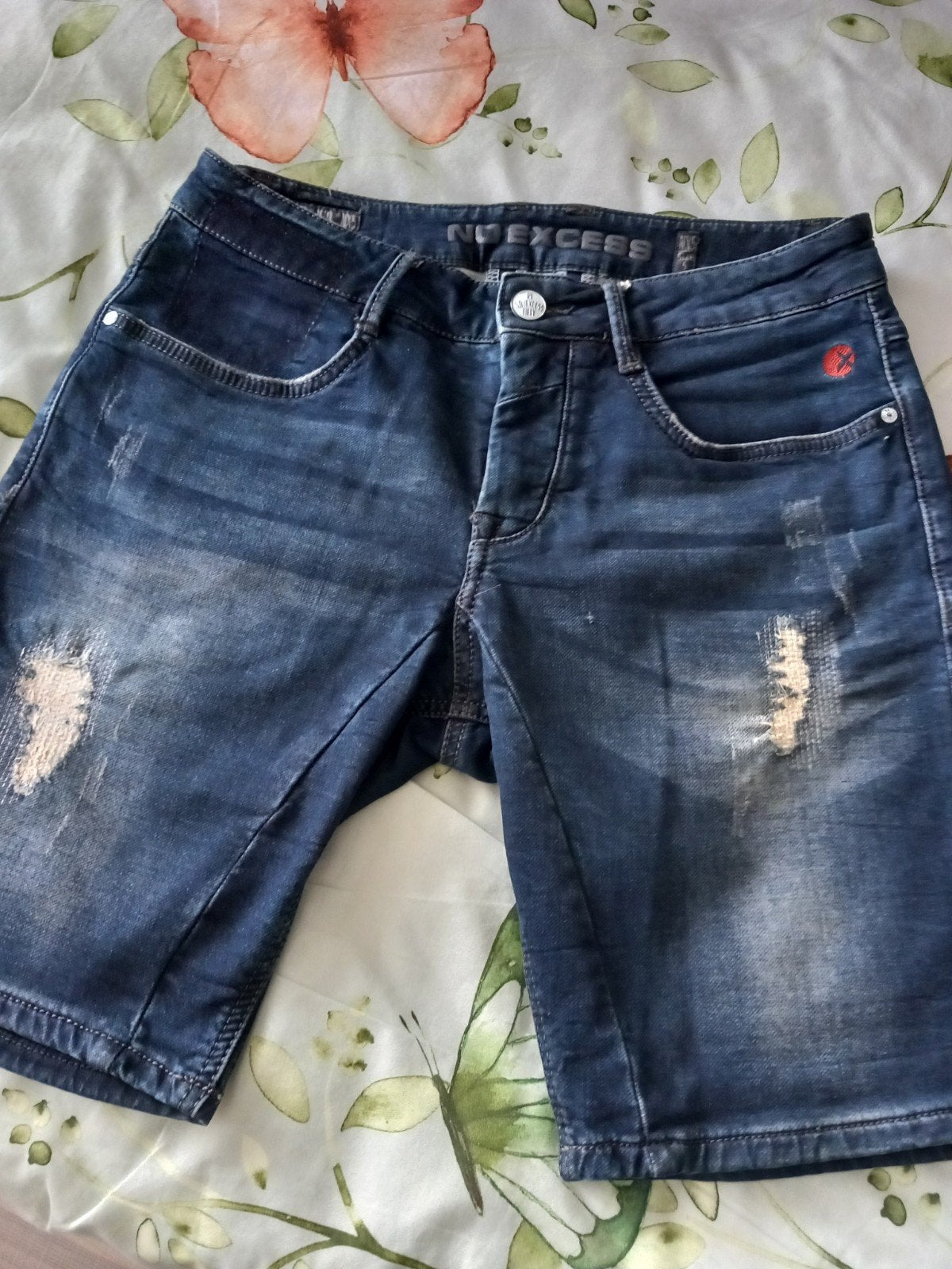 Bermuda no eccess S, Maat 38/40 (M), Kort, Blauw, Ophalen of Verzenden
