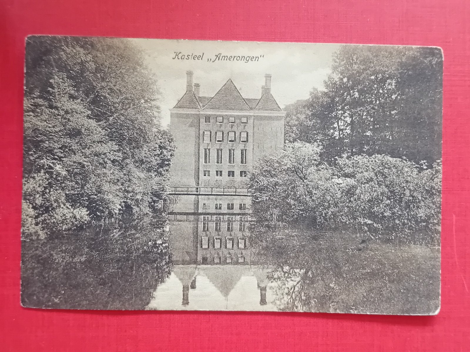 Oude Ansichtkaart Kasteel Amerongen, Ophalen of Verzenden