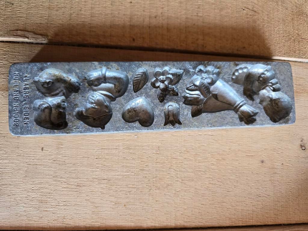 Oude marsepeinvorm: Van Laere Leiden Holland nr. 1002, Antiek en Kunst, Ophalen of Verzenden