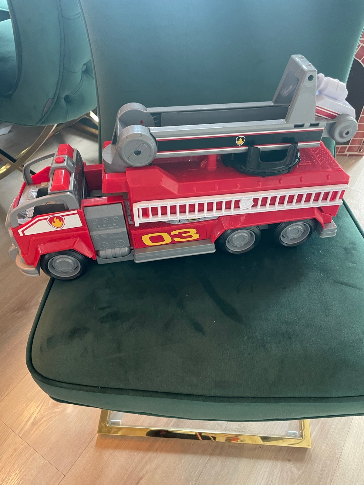 PAW Patrol Ultimate Rescue Brandweerwagen Marshall, Ophalen of Verzenden, Gebruikt