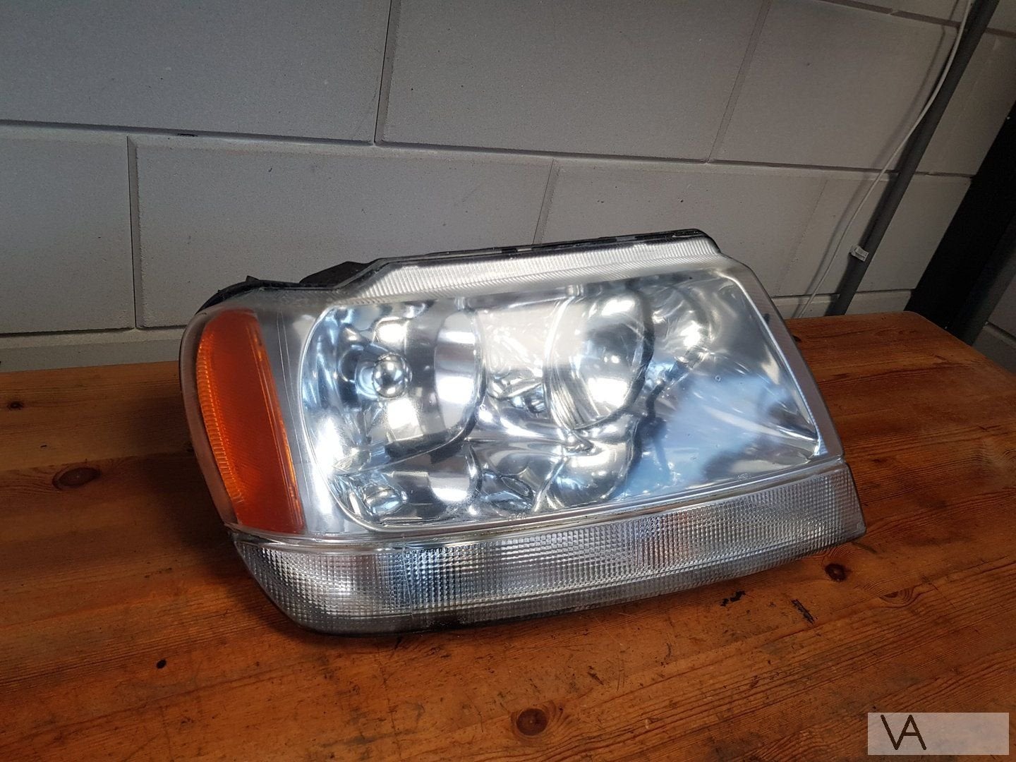 Koplamp rechts Jeep grand Cherokee 1999 - 2005 schadevrij 75, Jeep, Gebruikt, -, -