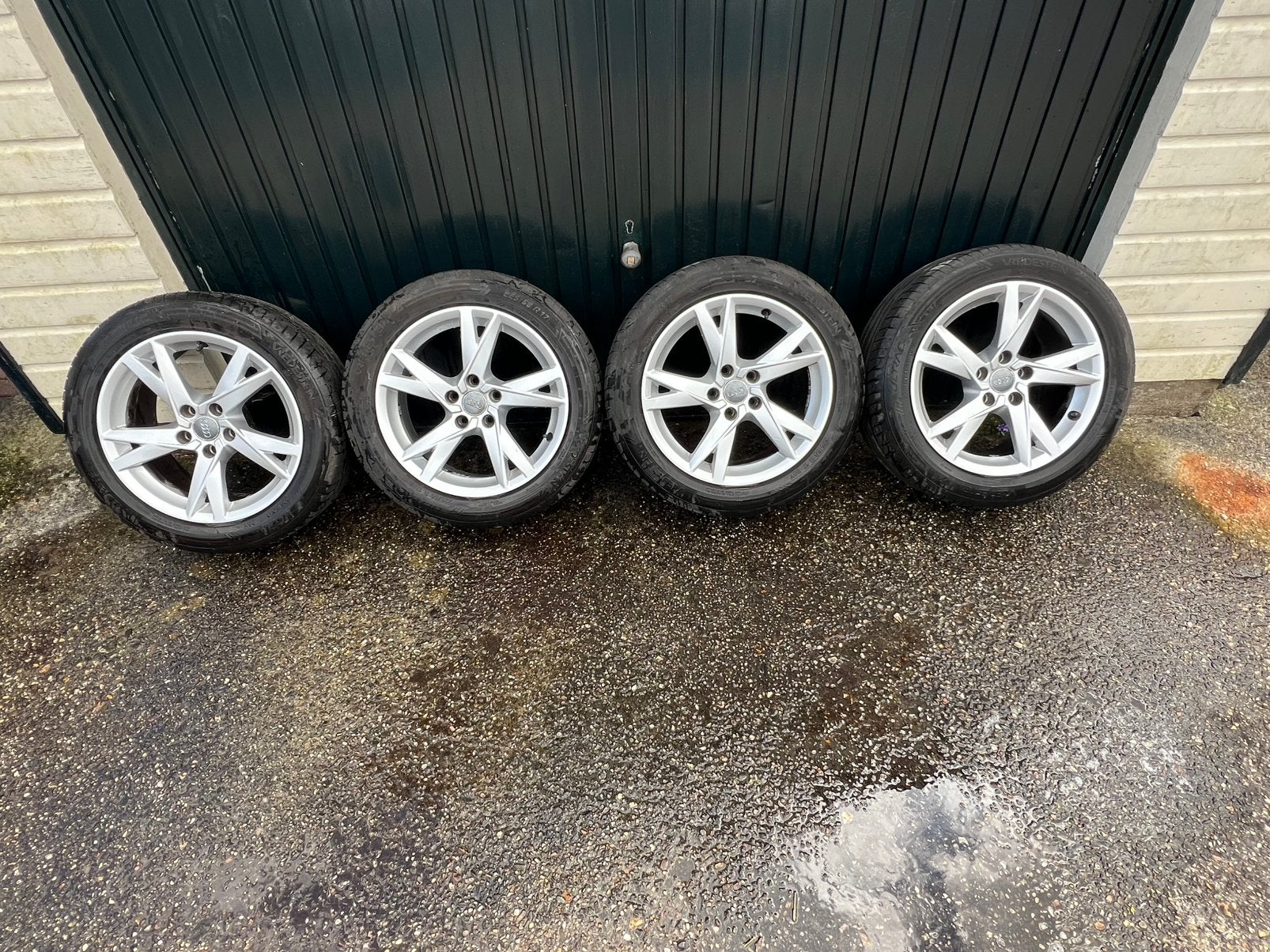 Originele audi velgen 5x112, Auto-onderdelen, Banden en Velgen, Ophalen, Gebruikt, Banden en Velgen, 17 inch