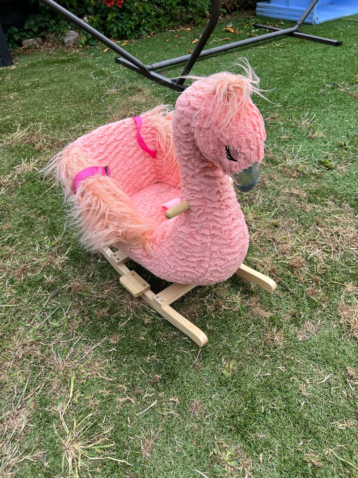 Roze Flamingo Schommelstoel voor Kinderen, Ophalen, Gebruikt