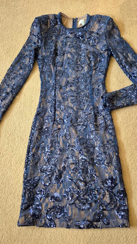 Jurk Unique The Label Avery Lace Dress - nieuw, Unique The Label, Blauw, Nieuw, Cocktailjurk