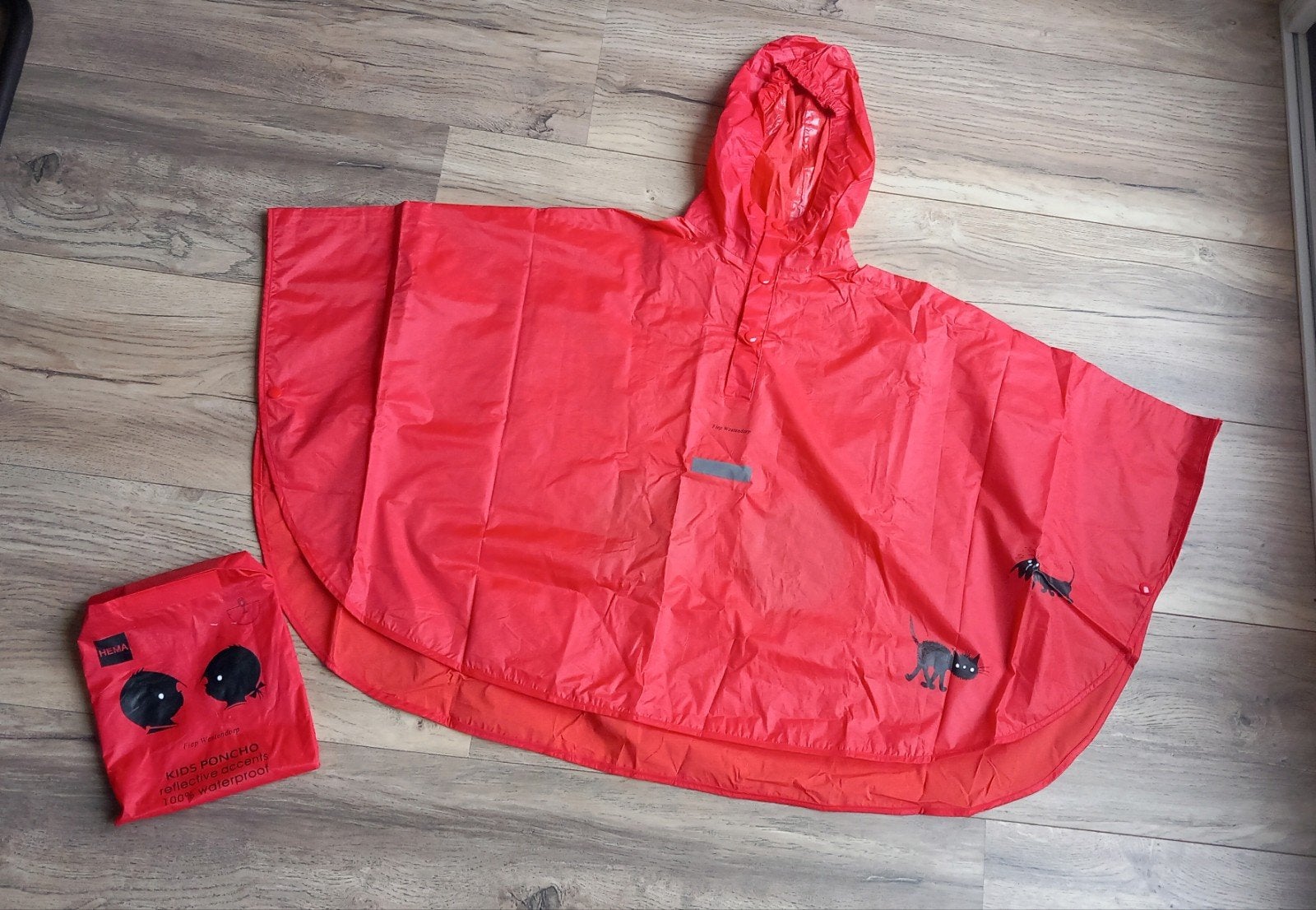 Regenponcho jip en janneke (+takkie&siepie) maat 110-128, Ophalen of Verzenden, Zo goed als nieuw, Hema, Jongen of Meisje