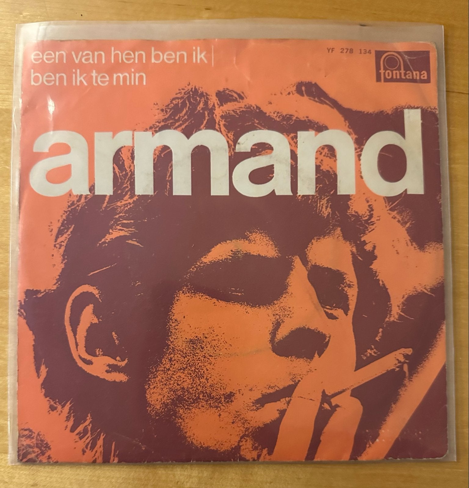 Armand - Een van hen ben ik / Ben ik te min (Vinyl Single), Gebruikt, 7 inch, Ophalen of Verzenden, EP