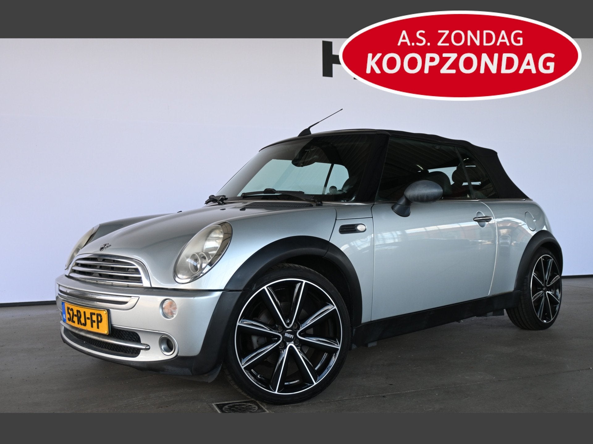 MINI Cabrio 1.6 One Pepper Airco Lichtmetaal TEKST LEZEN! Al, Gebruikt, 4 cilinders, Cabriolet, 4 stoelen