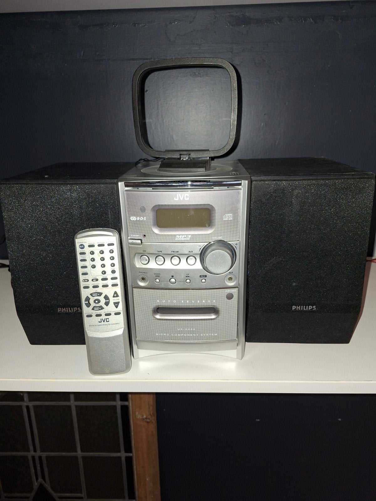 JVC Micro Component System UX-H30 met afstandsbediening, Audio, Tv en Foto, JVC, Cassettedeck, Ophalen of Verzenden, Zo goed als nieuw