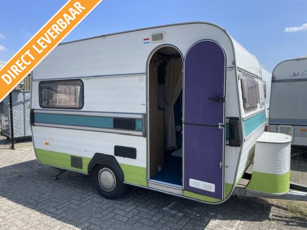 Kip De Luxe 390 FK 1980; rondzit kopkeuken luifel; hippie!, Overige typen, Rondzit, Kip, Tot en met 2