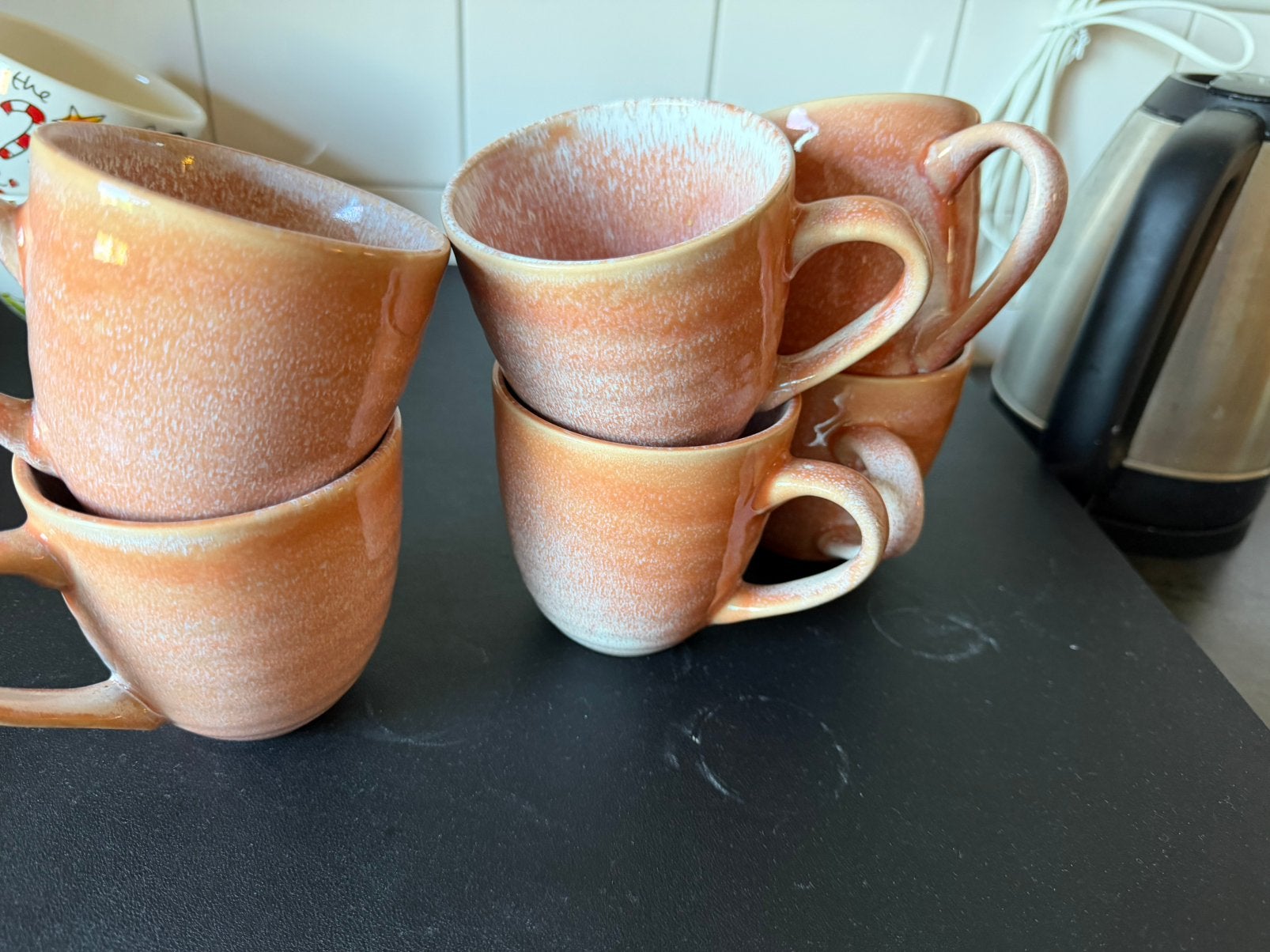 Mica Decorations mok Tabo roze D 9 H 9 cm, Ophalen of Verzenden, Zo goed als nieuw, Overige stijlen, Kop(pen) en/of Schotel(s)