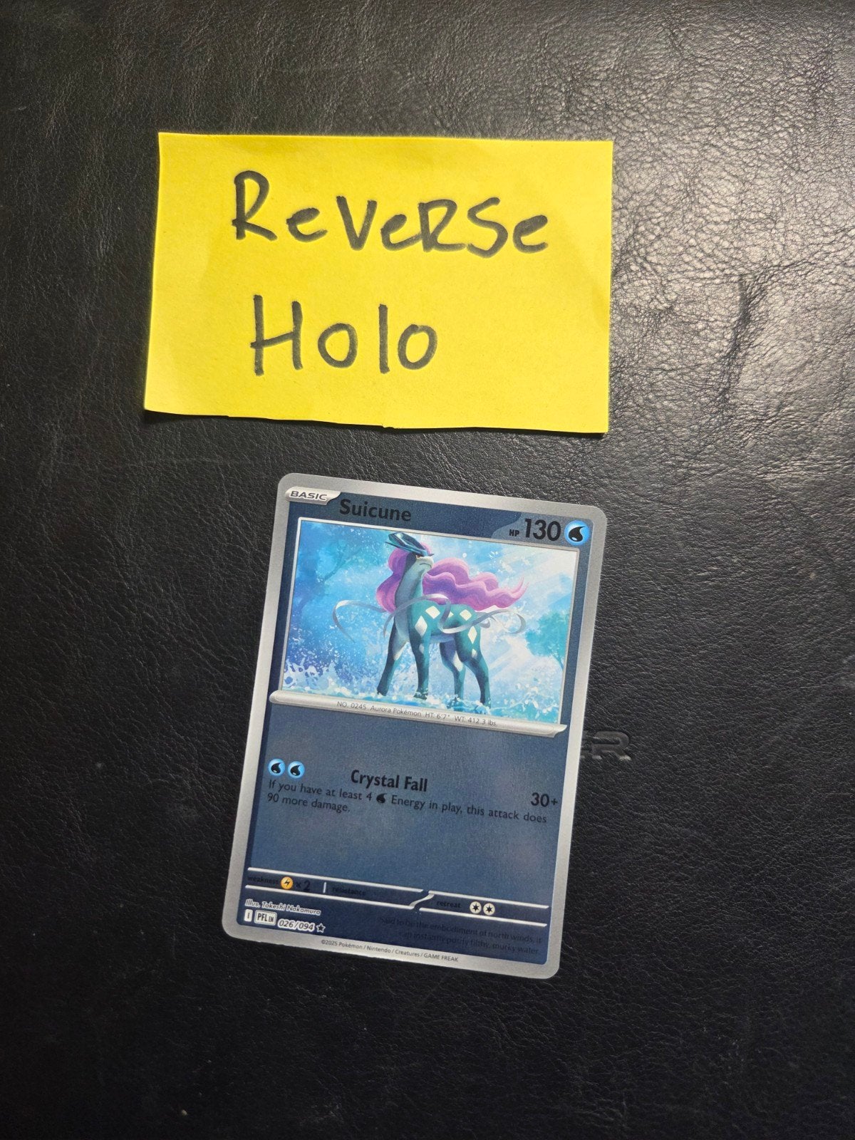 Suicune 026/094 Phantasmal flames, Ophalen of Verzenden, Zo goed als nieuw