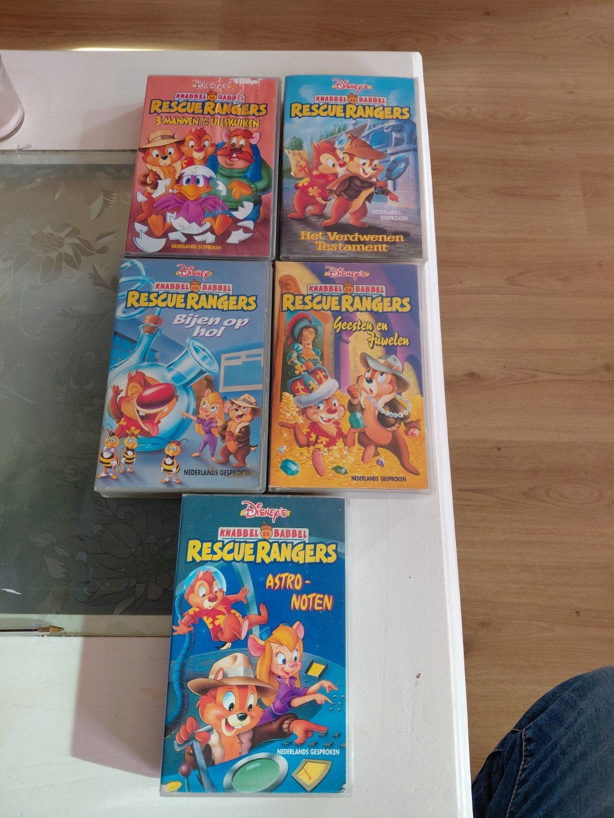 5 Rescue Rangers videobanden Disney., Cd's en Dvd's, Gebruikt, Tekenfilm, Alle leeftijden, Ophalen of Verzenden