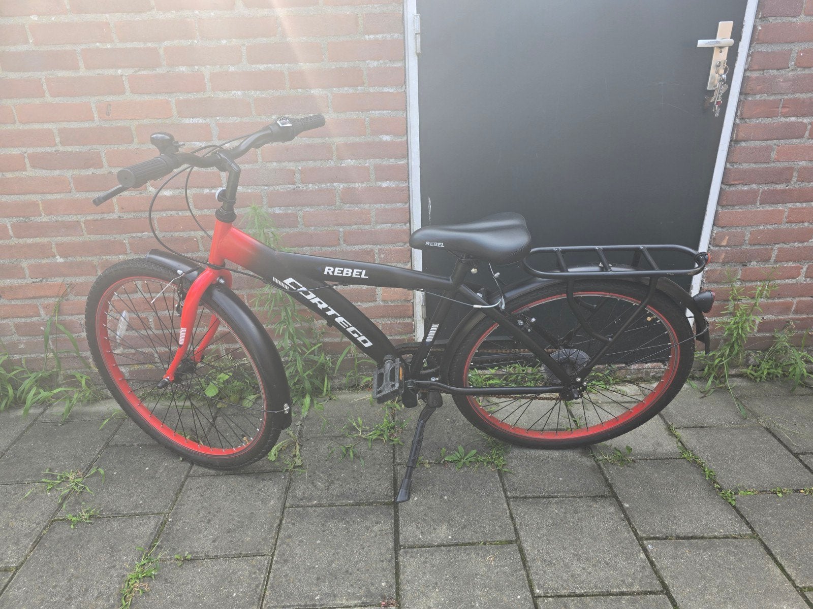 Mooie rode 26 inch fiets, zo goed als nieuw, Versnellingen, Minder dan 49 cm, Zo goed als nieuw, Ophalen