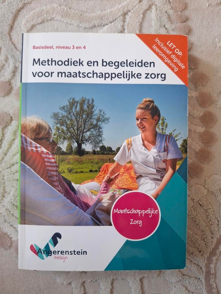 Methodiek en begeleiden voor maatschappelijke zorg, Ophalen of Verzenden, Zo goed als nieuw, MBO, Angerenstein Welzijn