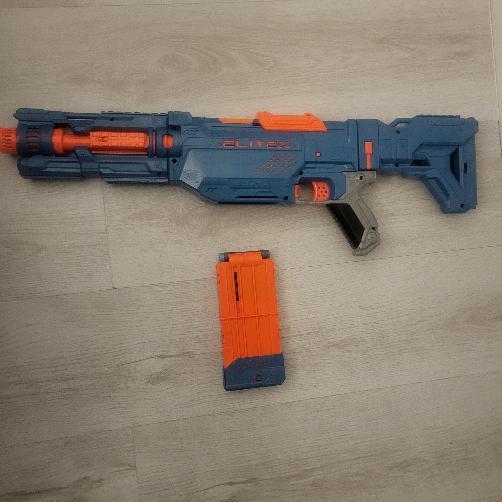 Nerf Elite 2.0 Echo CS-10 Blaster met magazijn, Ophalen, Gebruikt