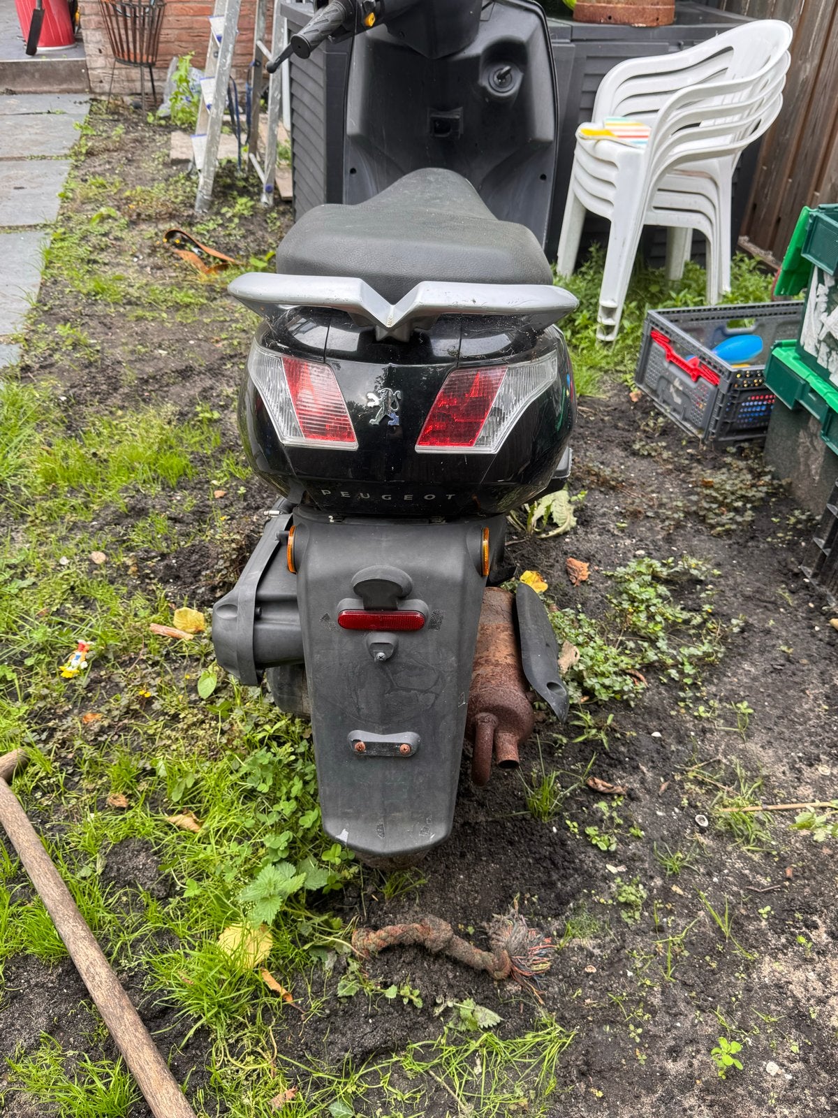 Peugeot Vivacity 4T Scooter - Zwart, Ophalen, Gebruikt, Benzine, Vivacity