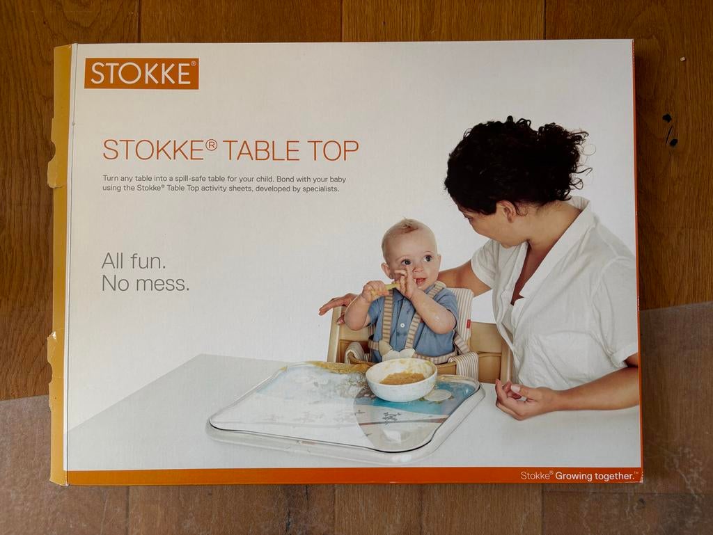 Stokke Table Top babyblad, Ophalen of Verzenden, Gebruikt
