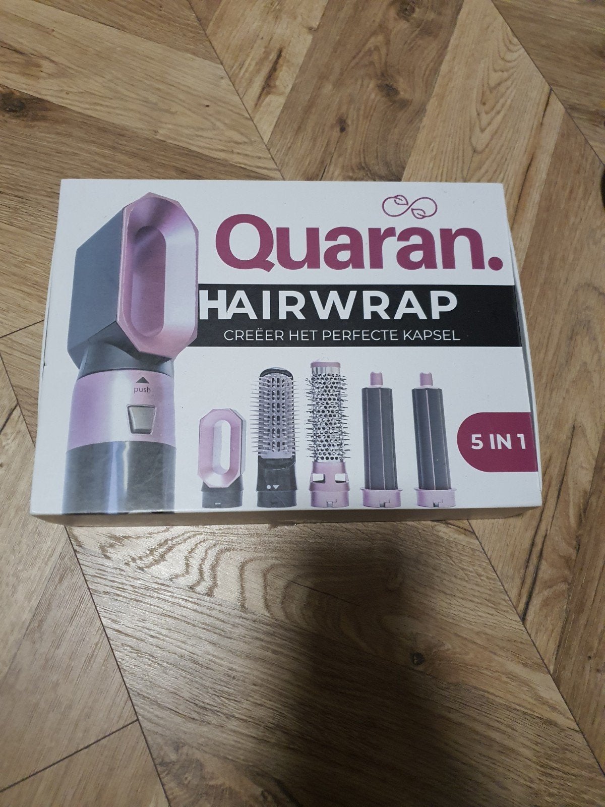 5 in 1 hairwrap quaran, Ophalen of Verzenden, Zo goed als nieuw, Zwart, Ogen