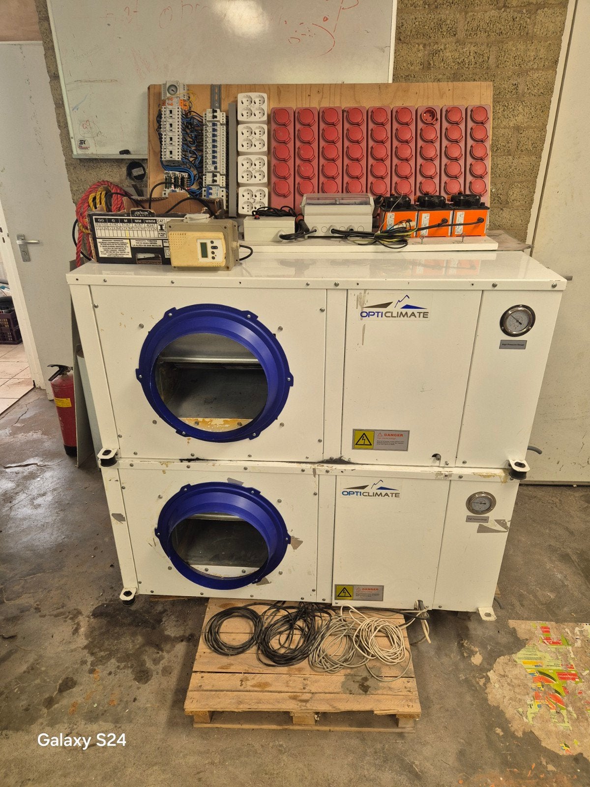 2x Opticlimate 15000 voedingscumputer Schakelbord co2 contro, Ophalen of Verzenden, Gebruikt