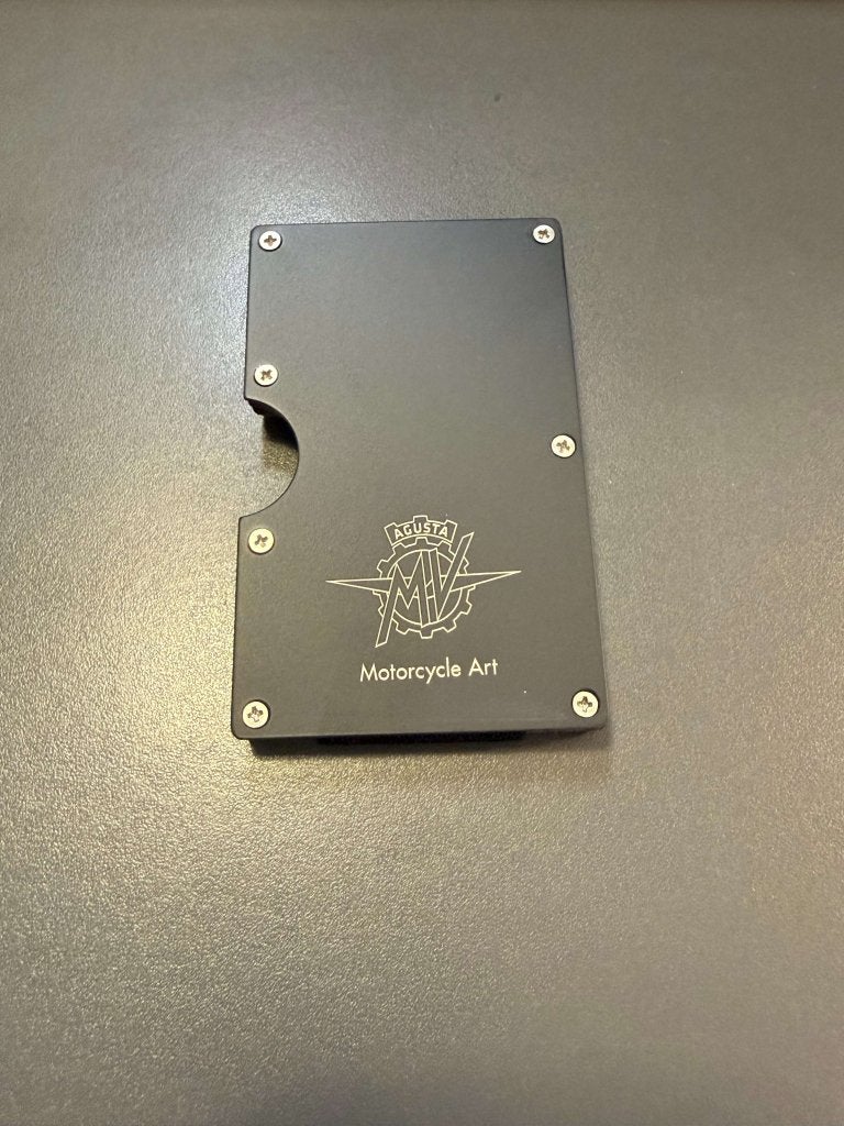 MV AGUSTA CREDIT CARD HOLDER ALUMINIUM, Press@mvagusta.com, Nieuw, Ophalen of Verzenden, MV Agusta Motor S.p.A