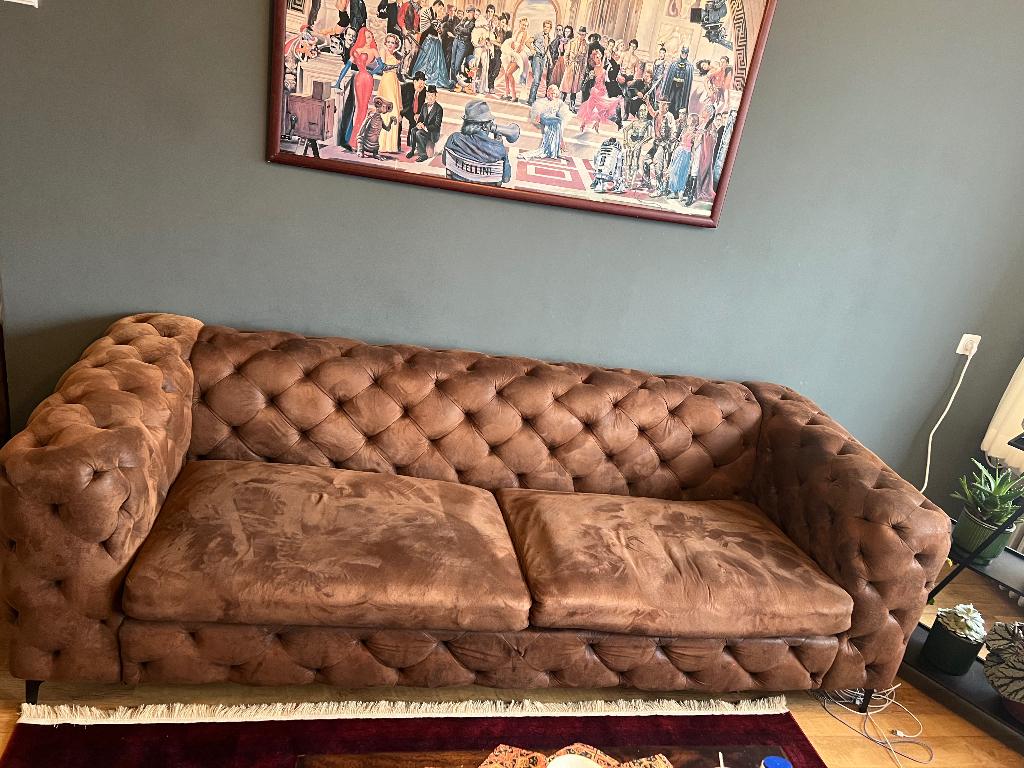 Mooie zetel, Ophalen, Zo goed als nieuw, Vierpersoons of meer, Minder dan 150 cm
