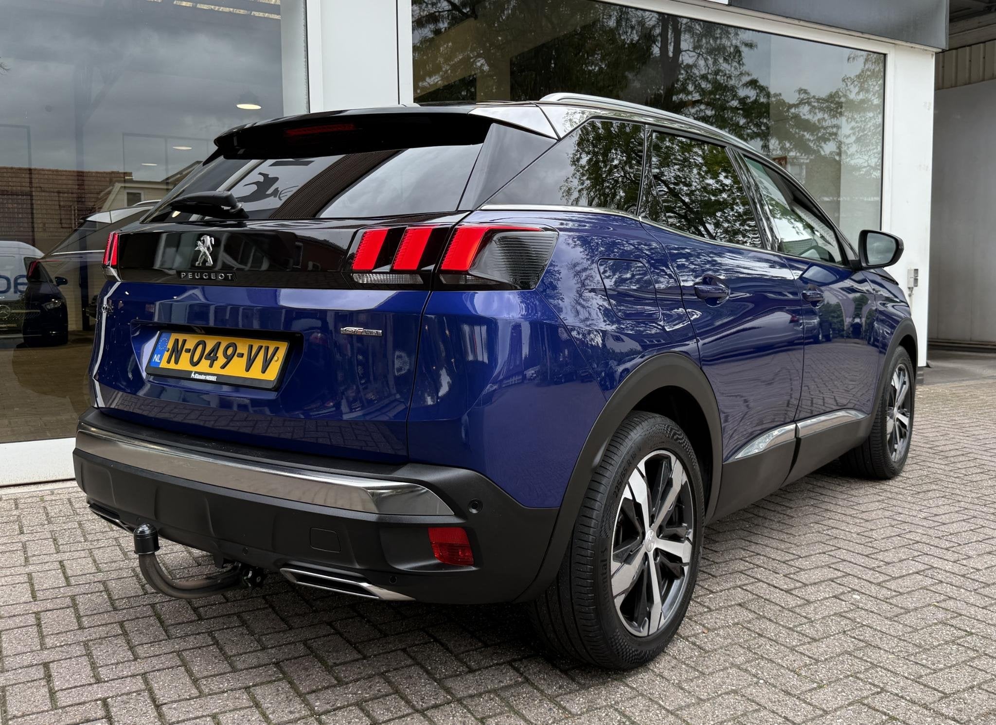 Peugeot 3008 1.6 e-THP GT Line Aut. |Camera|Trekhaak|Stoelve, Auto's, Euro 6, 4 cilinders, Blauw, Leder en Stof