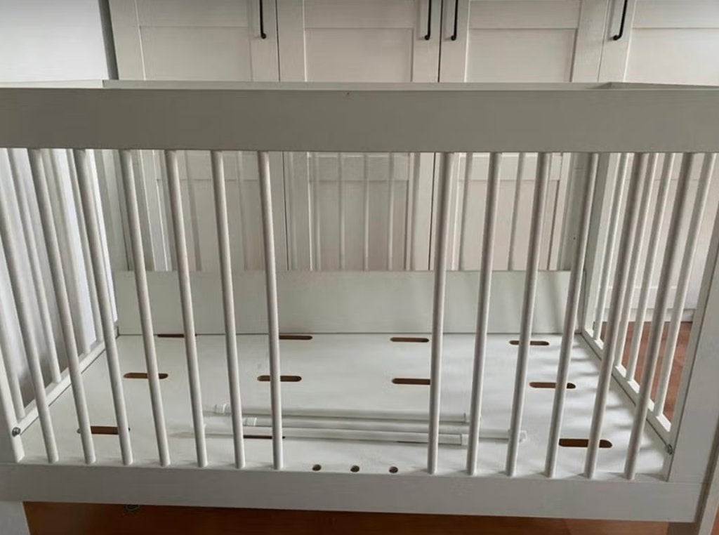 babybedje met matras en beddengoed 120-60, Kinderen en Baby's, Babywiegjes en Ledikanten, Ophalen, Gebruikt, Ledikant