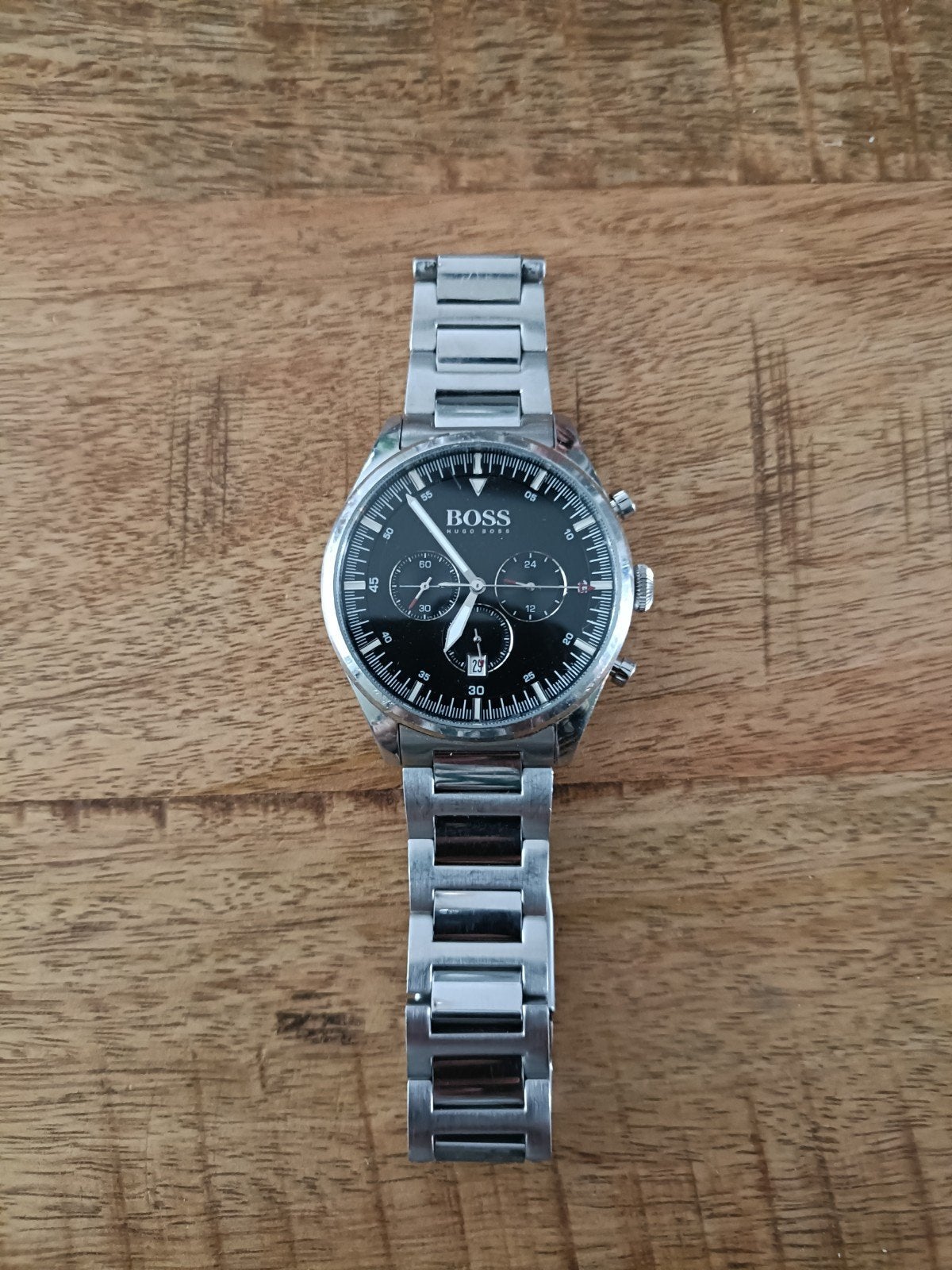 Hugo Boss Herenhorloge - Zo goed als nieuw, Sieraden, Tassen en Uiterlijk, Horloges | Heren, Ophalen of Verzenden, Zo goed als nieuw