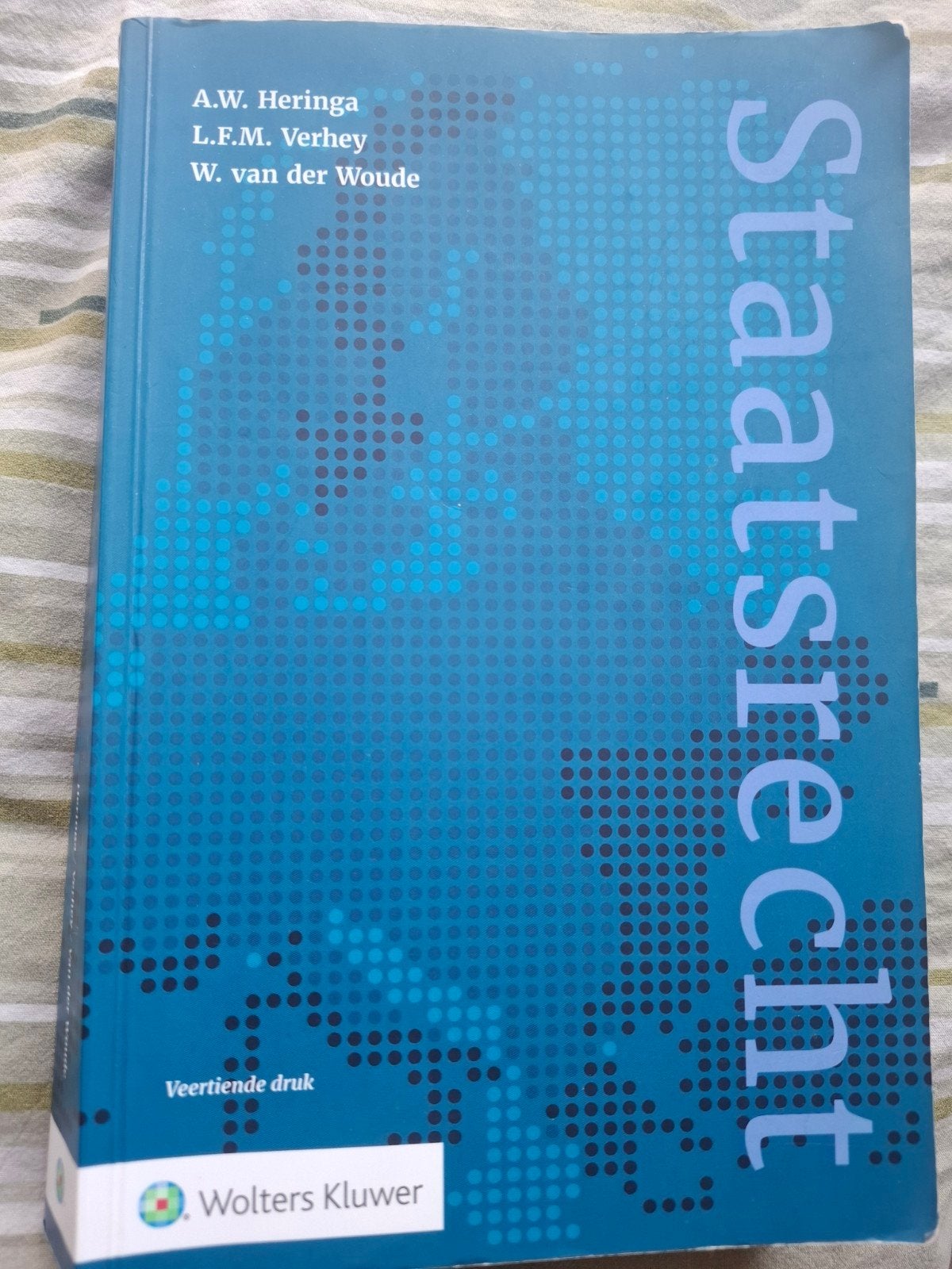 Staatsrecht Heringa, Verhey en de Woude, Gelezen, Heringa, Ophalen of Verzenden, WO