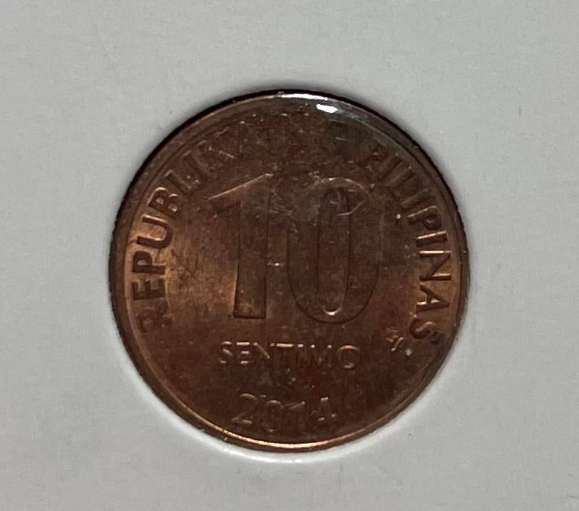 10 sentimo Filipijnen 2014, Ophalen of Verzenden, Zuidoost-Azië