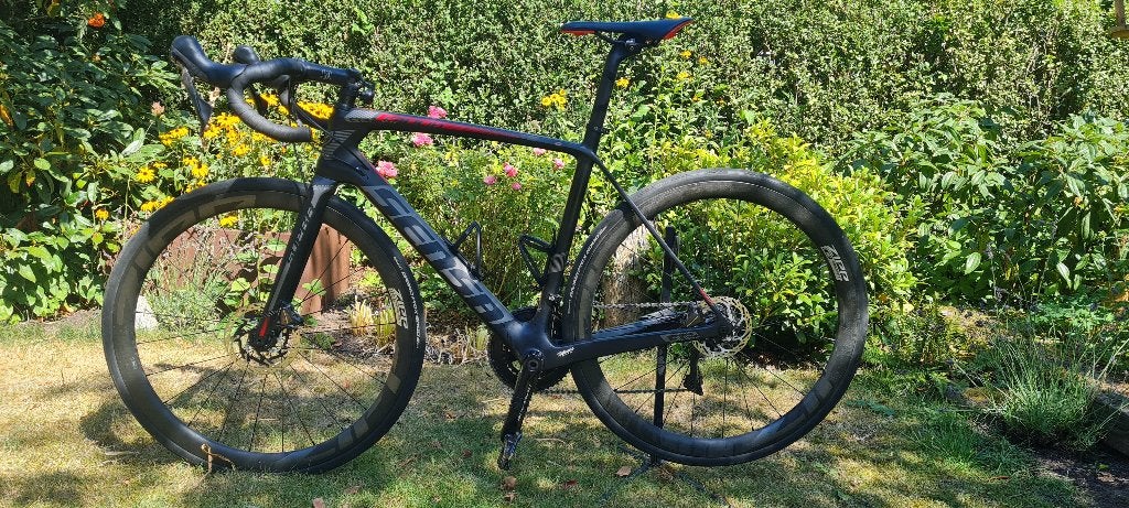 Racefiets sensa guilia g2 met zipp firecrest 303, 28 inch, Carbon, Zo goed als nieuw, Meer dan 20 versnellingen