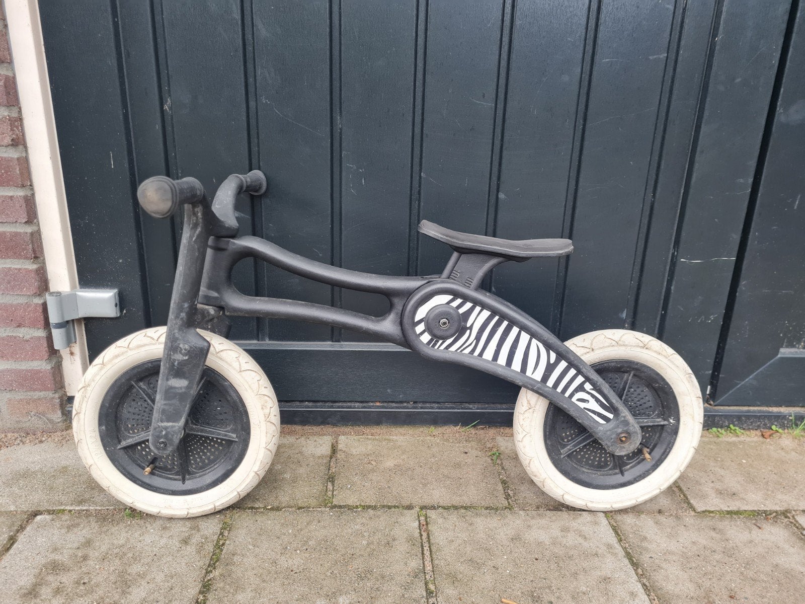 Wishbone Bike Loopfiets met Zebra Print - Verstelbaar, Ophalen, Gebruikt, Loopfiets