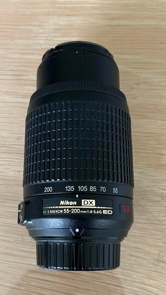 Nikon af-s 55-200mm f/4-5.6g ed vr dx, Ophalen of Verzenden, Zo goed als nieuw, Telelens, Zoom