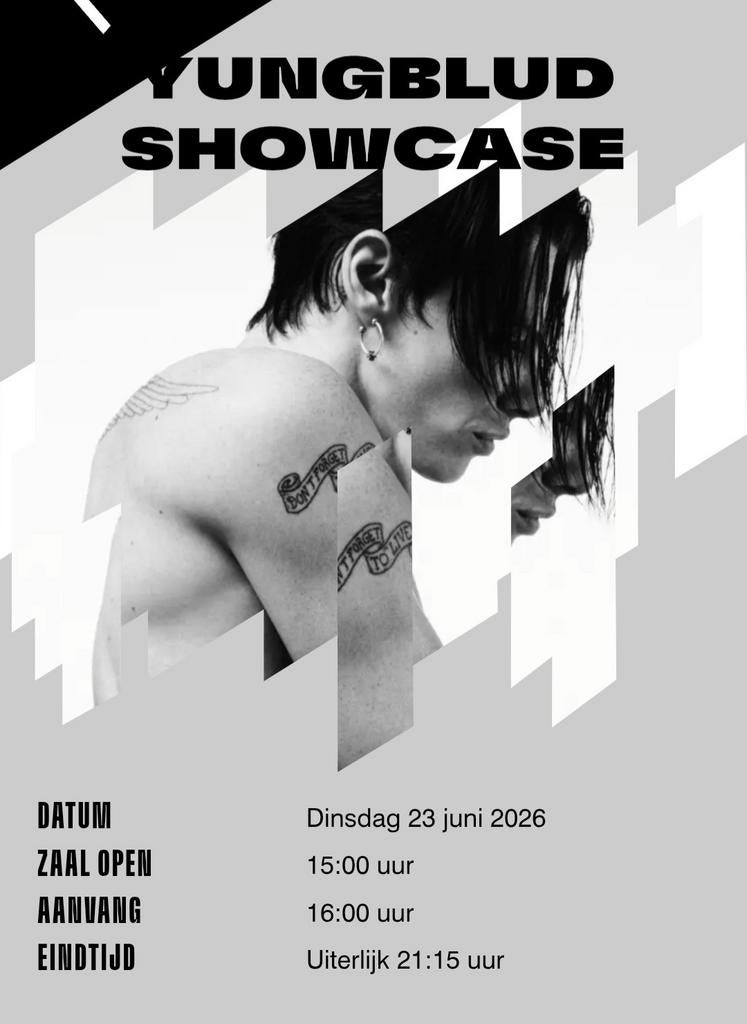 Yungblud Showcase kaartje gezocht (1x), 1980 tot heden, Overige formaten, Ophalen of Verzenden, Nieuw in verpakking