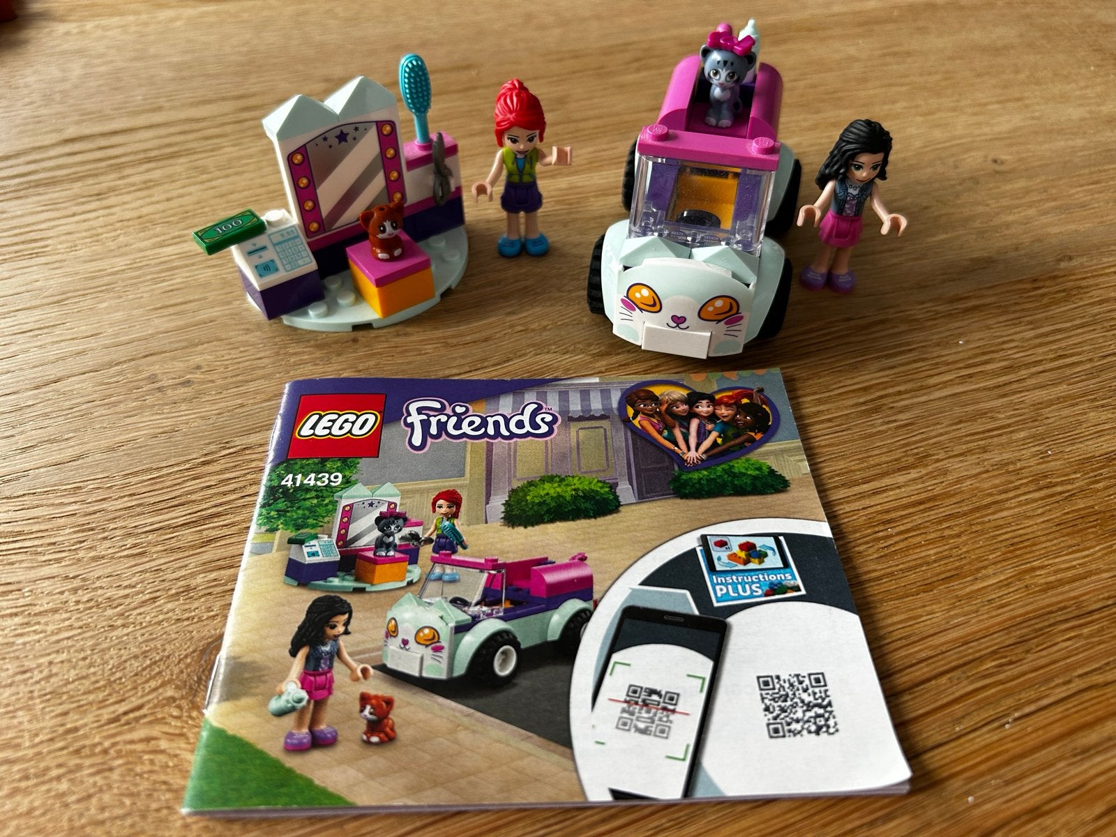 LEGO Friends 41439 Katten Trimauto met Kapsalon, Lego, Friends, Ophalen of Verzenden, Zo goed als nieuw