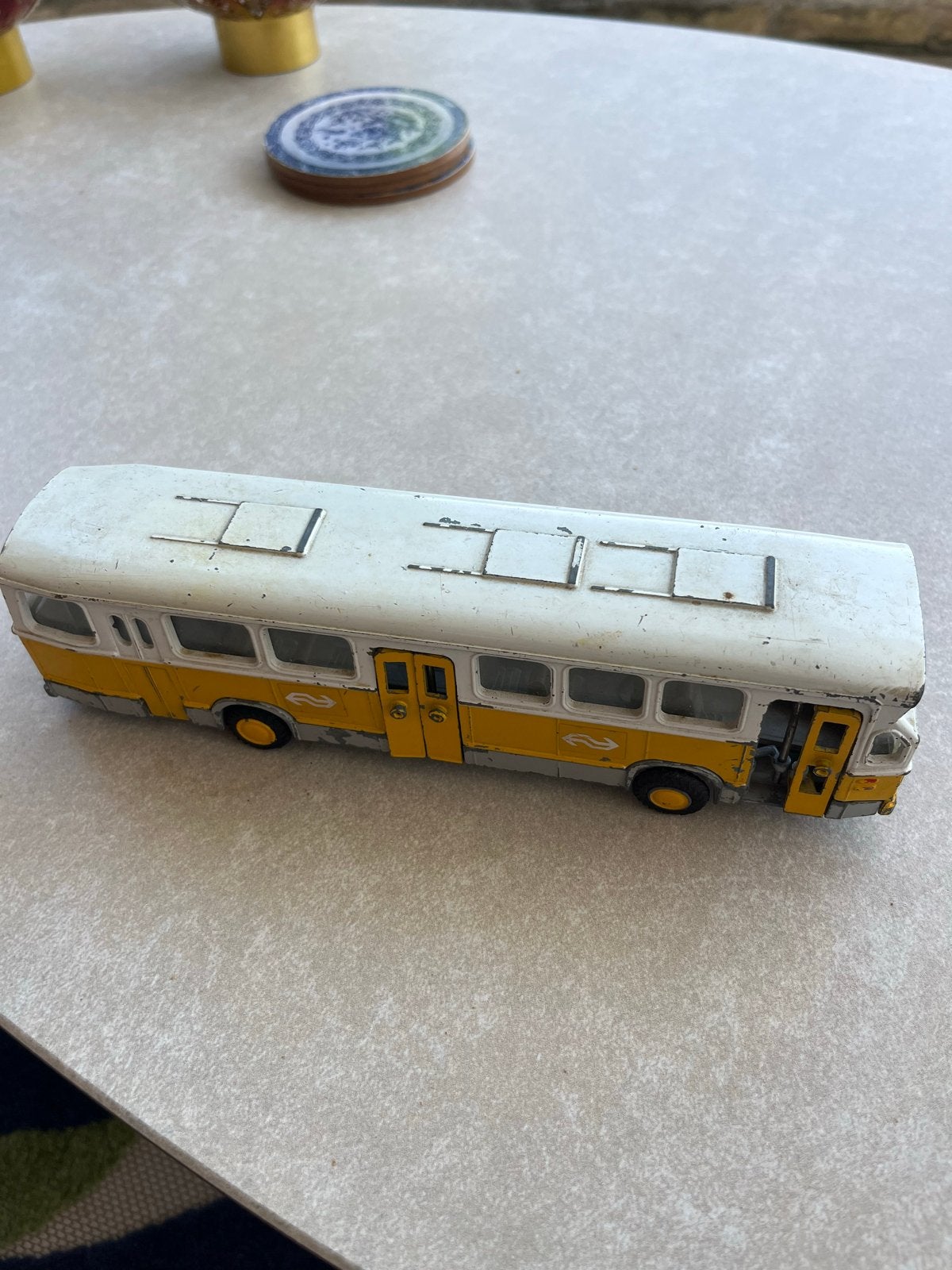 Lion-Toys DAF Citybus NS - Made in Holland, Overige merken, Gebruikt, 1:50 of kleiner, Verzenden