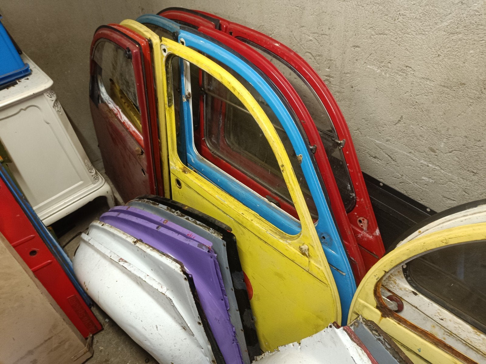 Plaatwerk Citroën 2cv, Ophalen, Citroën